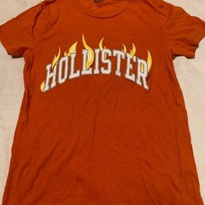 Hollister Orange Graphic Tee
